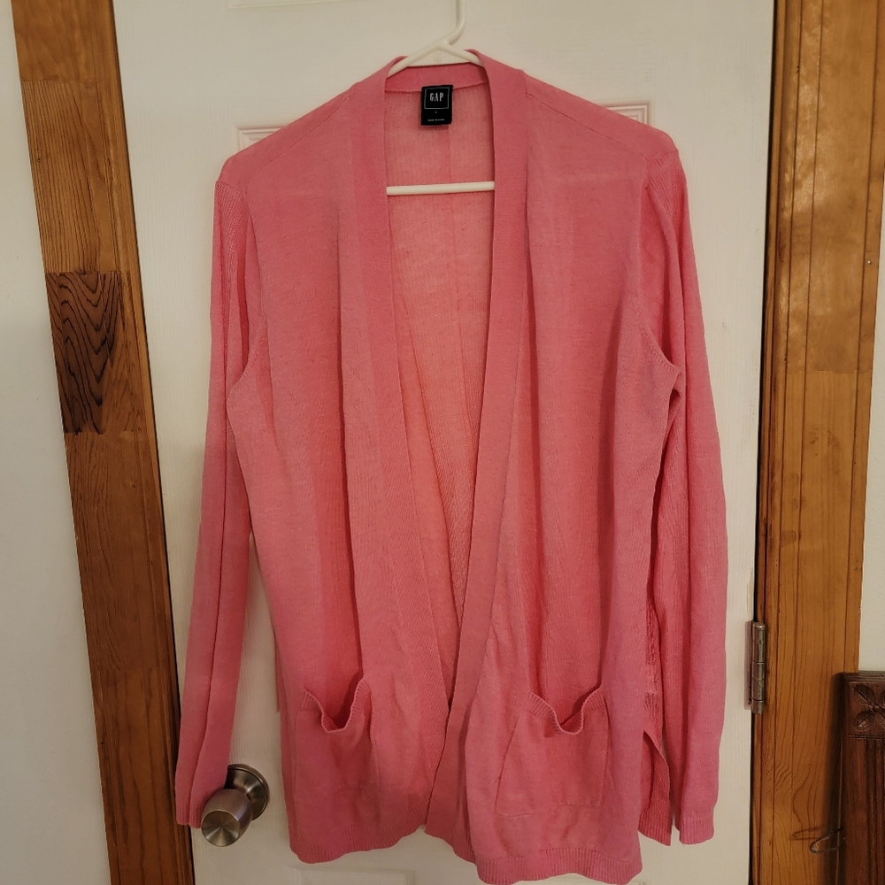 GAP Women's Soft Pink Cardigan